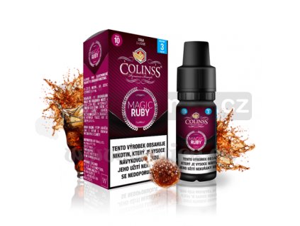 E-liquid Colinss 10ml / 0mg: Magic Ruby (Kolová limonáda)