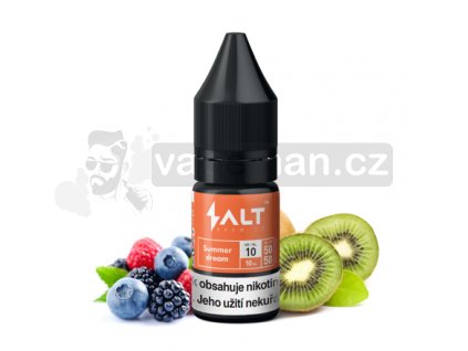 E-liquid Salt Brew Co 10ml / 10mg: Summer Dream (Kiwi a lesní plody)