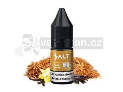 E-liquid Salt Brew Co 10ml / 10mg: Vanilla Tobacco (Tabák s vanilkou a karamelem)