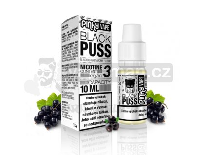 E-liquid Pinky Vape 10ml: Black Puss (Černý rybíz)