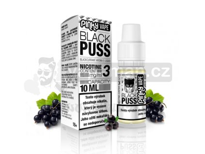 E-liquid Pinky Vape 10ml / 0mg: Black Puss (Černý rybíz)