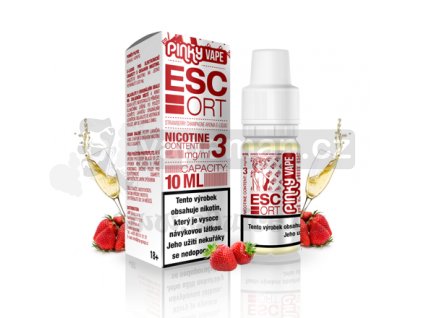 E-liquid Pinky Vape 10ml: Escort (Sekt & Jahoda)