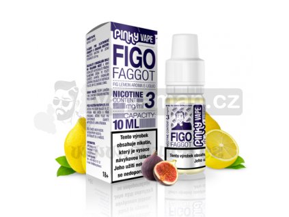 E-liquid Pinky Vape 10ml / 0mg: Figo Faggot (Fík & Citron)