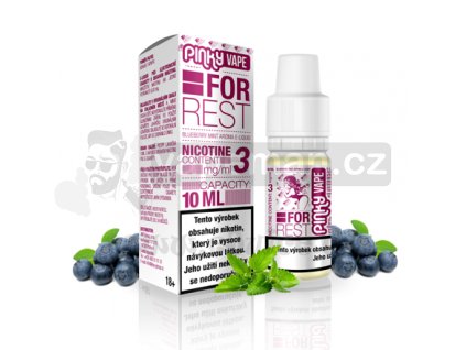 E-liquid Pinky Vape 10ml: For Rest (Borůvka & máta)