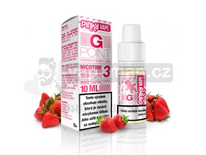 E-liquid Pinky Vape 10ml: G Point (Jahoda)