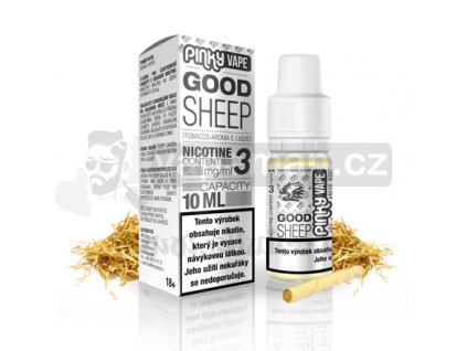 E-liquid Pinky Vape 10ml / 0mg: Good Sheep (Tabák prémium)