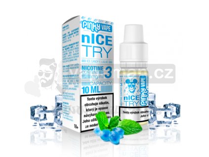 E-liquid Pinky Vape 10ml: nIce Try (Ledový bonbon)