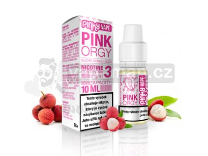 E-liquid Pinky Vape 10ml / 0mg: Pink Orgy (Liči)