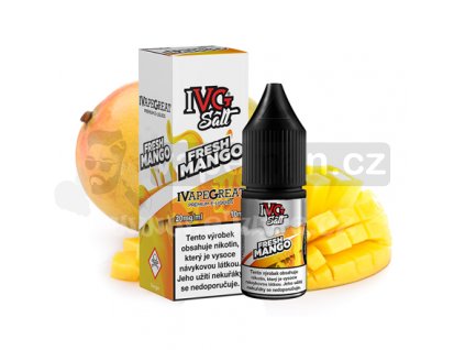 E-liquid IVG Salt 10ml / Fresh Mango (Šťavnaté mango)  10mg, 20mg