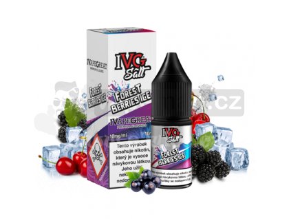 E-liquid IVG Salt 10ml / Forest Berries Ice (Ledové lesní bobule)  10mg, 20mg