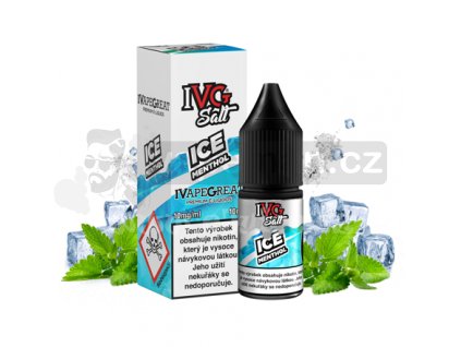 E-liquid IVG Salt 10ml / 10mg: Ice Menthol (Ledový mentol)