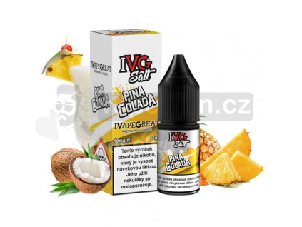 E-liquid IVG Salt 10ml / 10mg: Pina Colada (Koktejl Pina Colada)