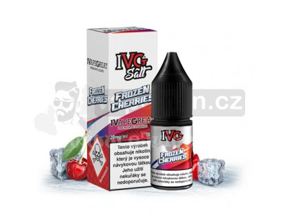 E-liquid IVG Salt 10ml / 10mg: Frozen Cherries (Ledové třešně)