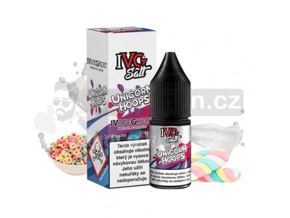 E-liquid IVG Salt 10ml / 10mg: Unicorn Hoops (Cereálie s marshmallow)