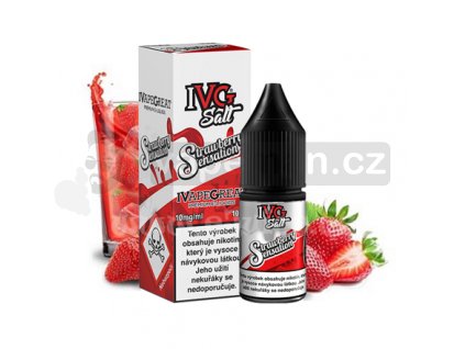 E-liquid IVG Salt 10ml / 20mg: Strawberry Sensation (Ledová jahoda)