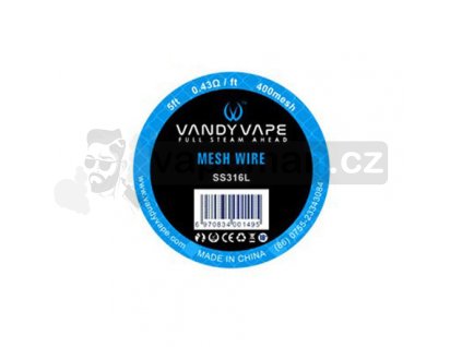 Mesh 400 SS316 - Vandy Vape (1,5m)