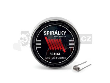 Spirálky od Karotky - MTL Fused Clapton 0,5ohm (10ks)