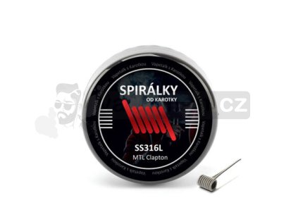 Spirálky od Karotky - MTL Clapton 0,6ohm (10ks)