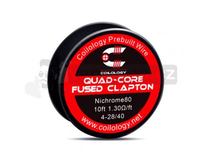 Odporový drát Coilology - Quad-core Fused Clapton Ni80 (3m)