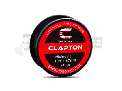 Odporový drát Coilology - Clapton Ni80 (24/36) (3m)