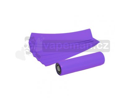 Smršťovací folie pro baterie 18650 (Fialová) (5ks)