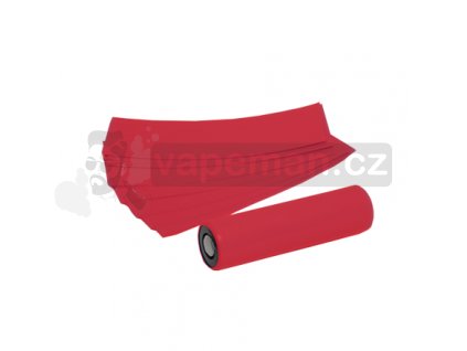 Smršťovací folie pro baterie 18650 (Červená) (5ks)