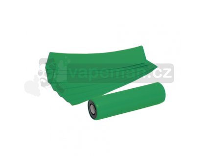 Smršťovací folie pro baterie 18650 (Tmavě zelená) (5ks)