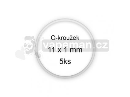 Sada O-kroužků / těsnění 11x1 mm (5ks)