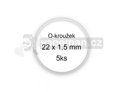 Sada O-kroužků / těsnění 22x1,5 mm (5ks)