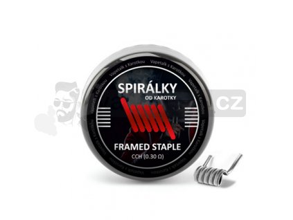 Spirálky od Karotky - CCH Framed Staple 0,3ohm (10ks)