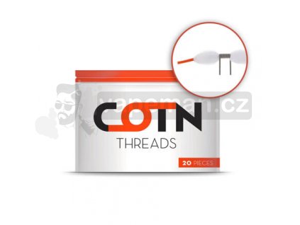 Přírodní vata COTN Threads - chytré proužky (20ks)
