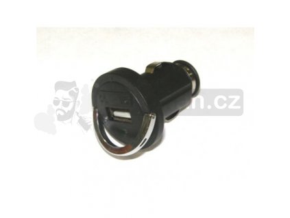 Autoadaptér MINI (Car adapter) -> USB (Černý)
