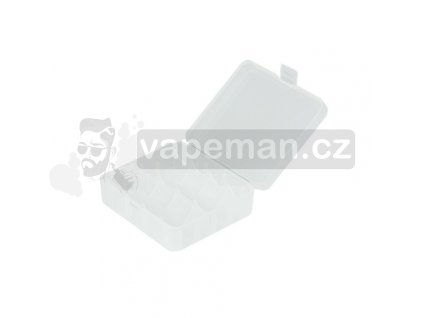 Plastové ochranné pouzdro pro baterie 2x26650 (Průhledné)