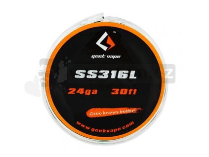 SS316L - odporový drát 0,5mm 24GA (10m) - GeekVape