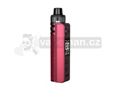 Elektronická cigareta: VooPoo Drag H80 S Pod Kit (Plum Red)