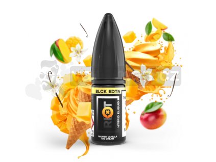 E-liquid Riot S:ALT 10ml / 10mg: Mango Vanilla Ice Cream (Mango s vanilkovou zmrzlinou)