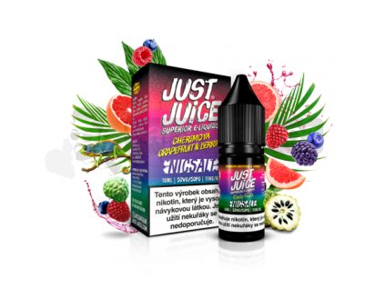 E-liquid Just Juice Salt 10ml / Cherimoya Grapefruit & Berries (Cherimoya, grapefruit a bobule)  11mg, 20mg
