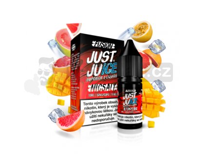 E-liquid Just Juice Salt 10ml / Fusion Mango & Blood Orange On Ice (Ledové mango & červený pomeranč)  11mg, 20mg