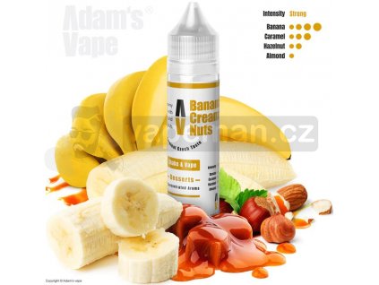 Příchuť Adam´s Vape Shake and Vape 12ml Banana Creamy Nuts