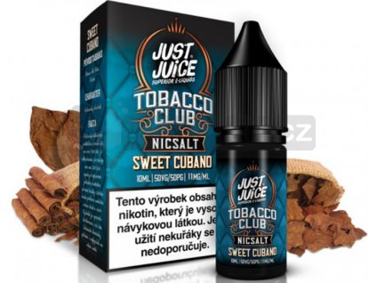 Liquid Just Juice SALT Tobacco Sweet Cubano 10ml - 11mg