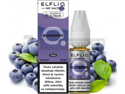 Liquid ELFLIQ Nic SALT Blueberry 10ml - 10mg