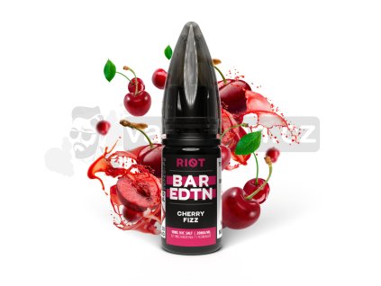 E-liquid Riot BAR 10ml: Cherry Fizz (Třešňová směs)