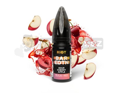 E-liquid Riot BAR 10ml: Sour Cherry Apple (Třešeň a zelené jablko)