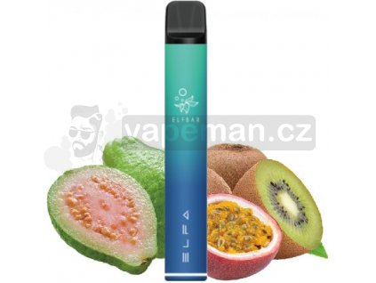 Elf Bar ELFA Kiwi Passion Fruit Guava elektronická cigareta 500mAh  20mg