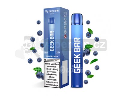 GEEK BAR E600 Blueberry jednorázová e-cigareta  20mg