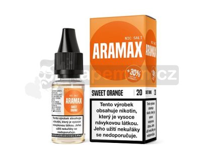 Aramax Salt Sweet Orange (Sladký pomeranč) 10ml intenzita nikotinu 10mg