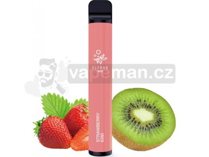 Elf Bar 600 elektronická cigareta 20mg Strawberry Kiwi