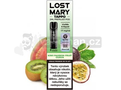 LOST MARY TAPPO Pods Kiwi Passion Fruit Guava - cartridge 1Pack  17mg