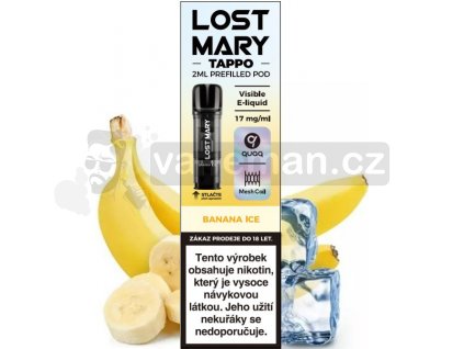 LOST MARY TAPPO Pods Banana Ice  - cartridge 1Pack  17mg
