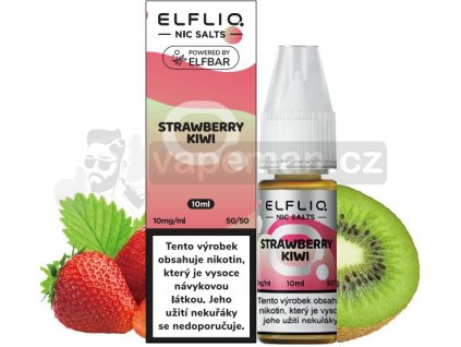 Liquid ELFLIQ Nic SALT Strawberry Kiwi 10ml - 10mg